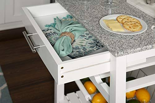 White Kitchen Island R2845
