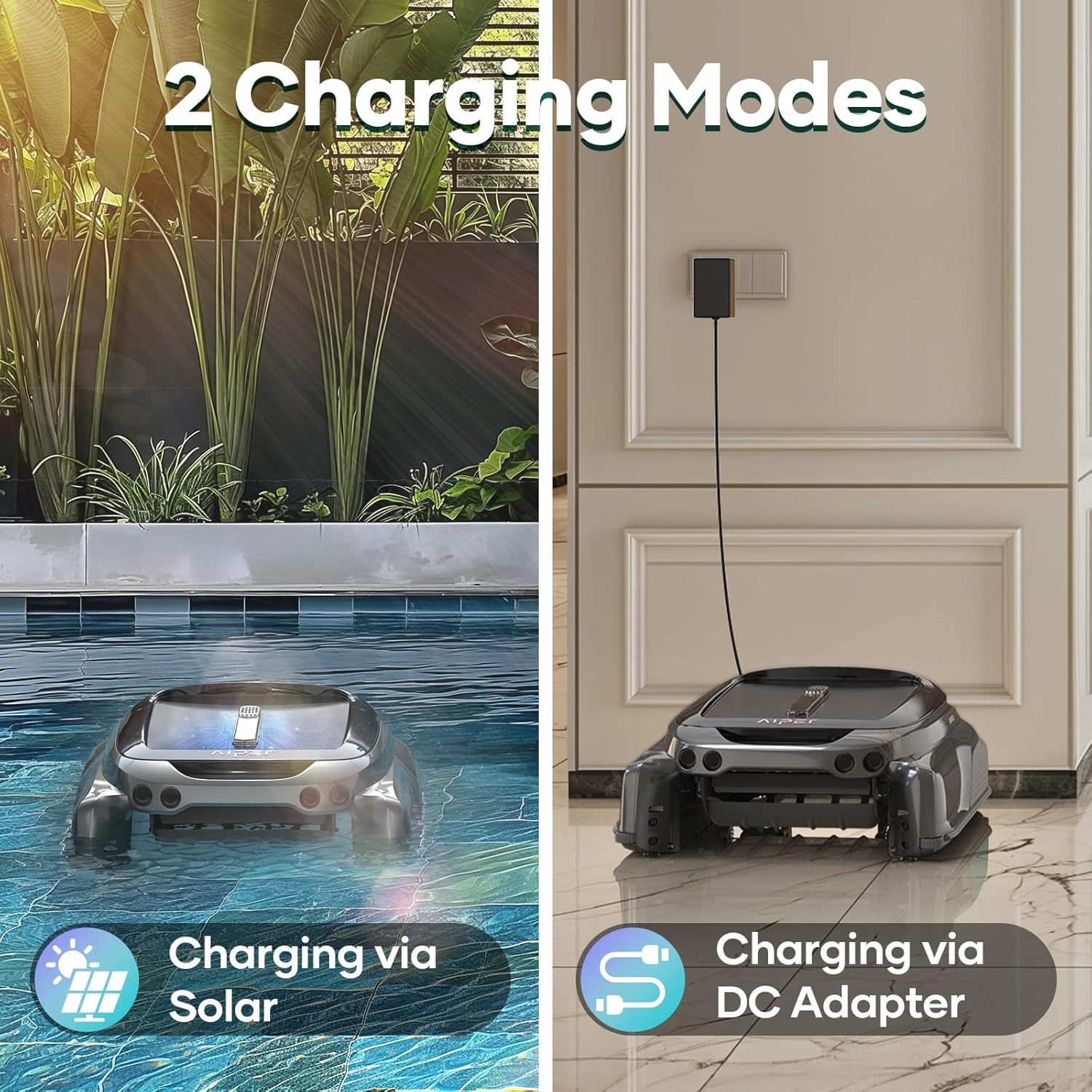 Robotic Pool Cleaner with Robotic Pool Skimmer Q636326