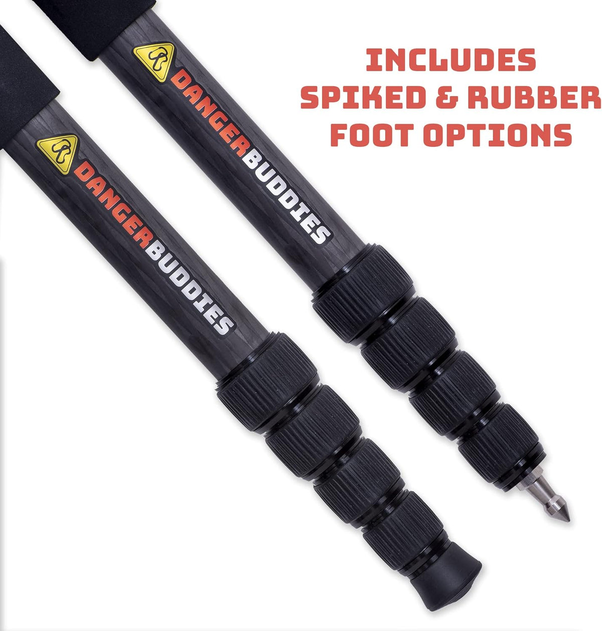 Heavy Duty Carbon Fiber 5-Section Telescoping Monopod with 1/4-20 and 3/8 Mounts G5051