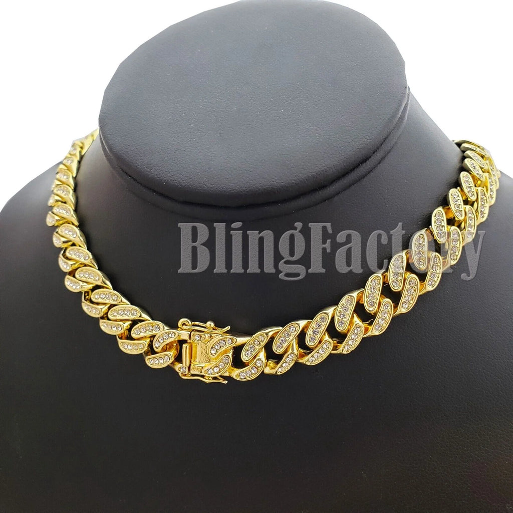 Iced Cubic Zirconia Cuban Chain O326694