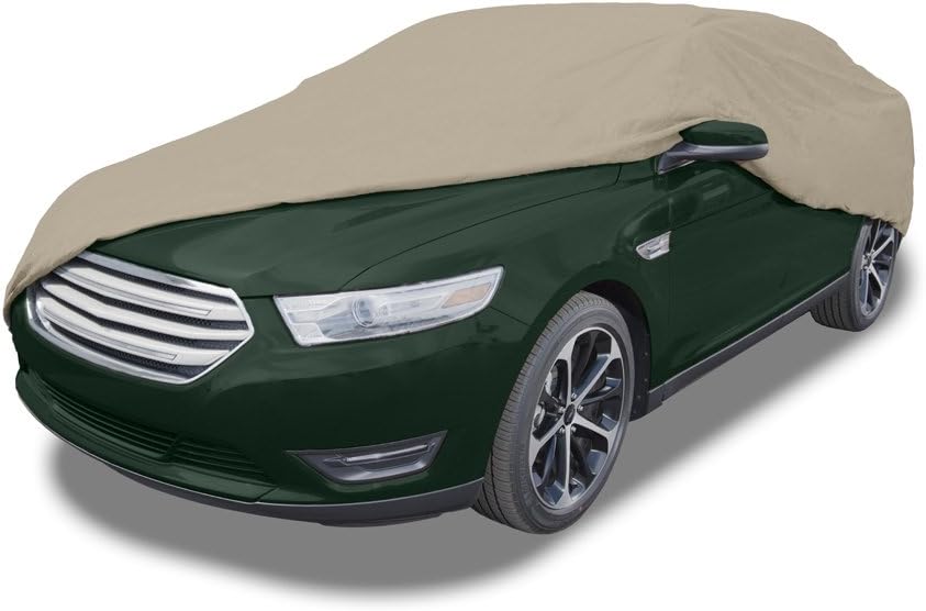 Tan Waterproof Dustproof UV Treated Car Cover D5481