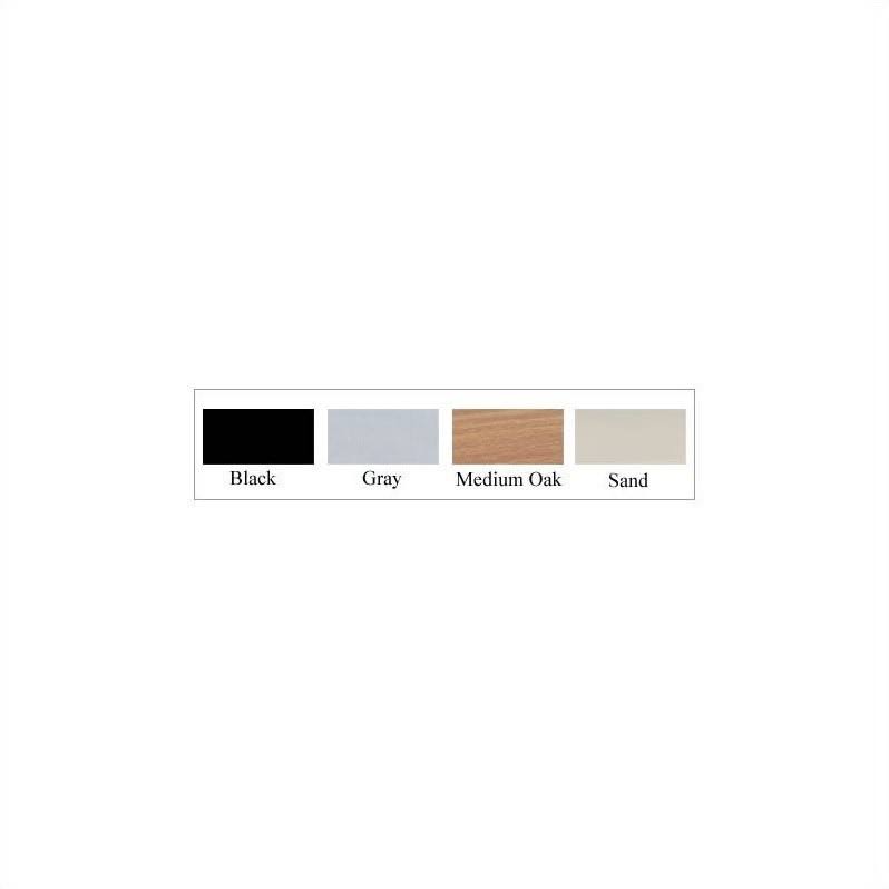 Gray 4-Shelf Bookcase V9460