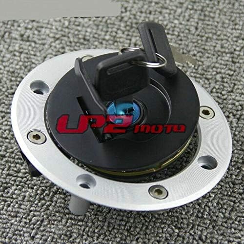 Ignition Switch Fuel Gas Cap Seat Lock Key for Suzuki GSX1300R Hayabusa 99-07 Pack of 2 C6613