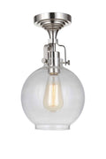 Vintage Brass Semi Flush Light G400