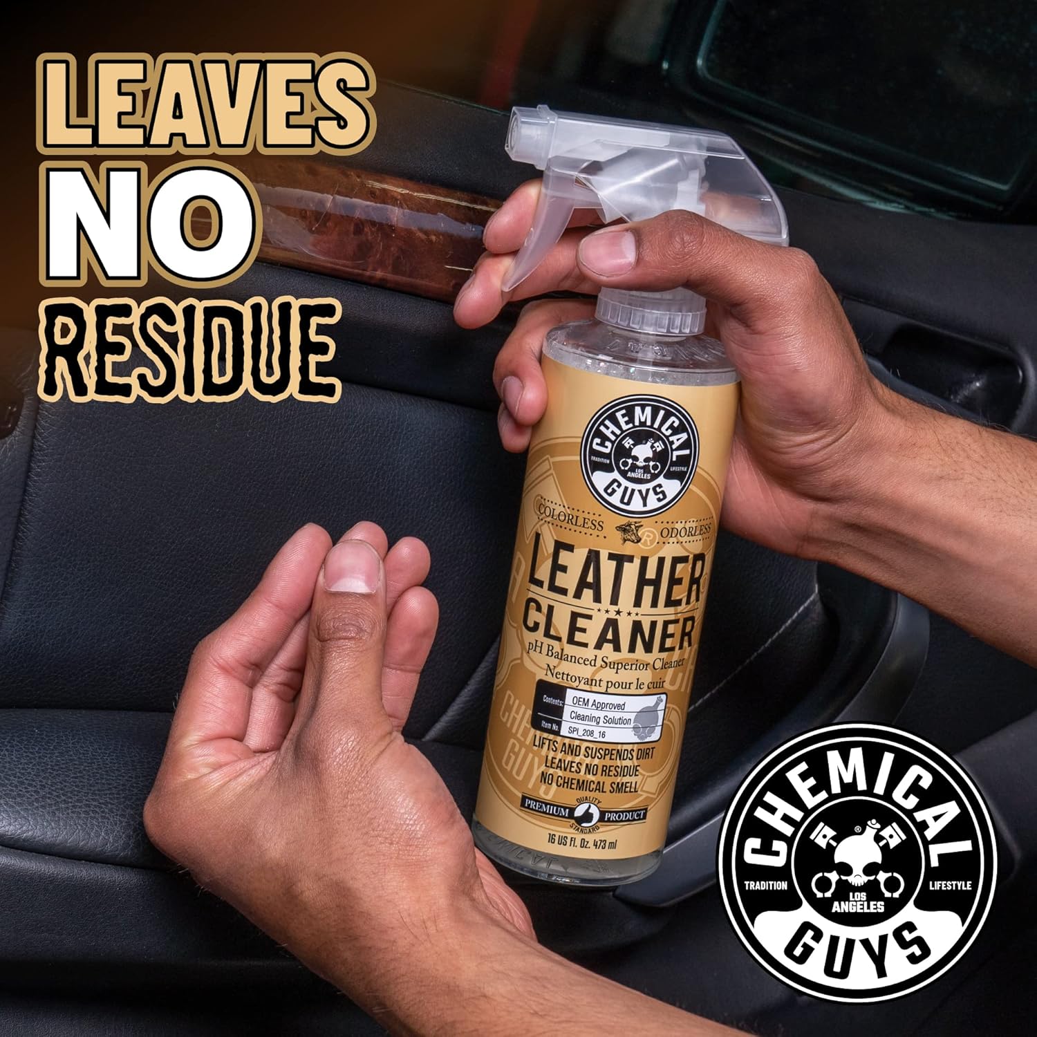 Leather Cleaner, 1 Gal Pack of 2 L2444