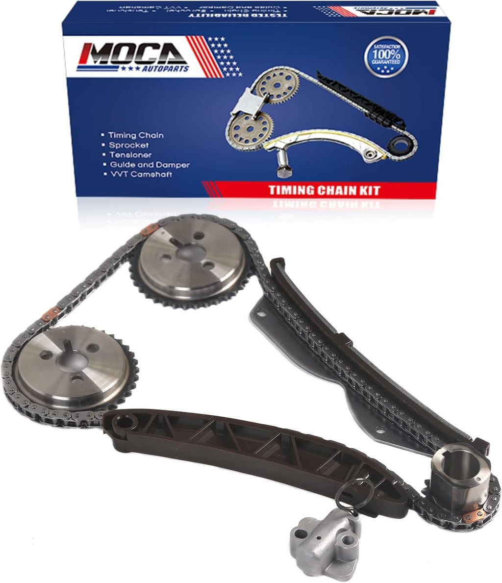 Engine Timing Chain Kit for Chevrolet Spark 1.2L L4 DOHC Pack of 2 U932312