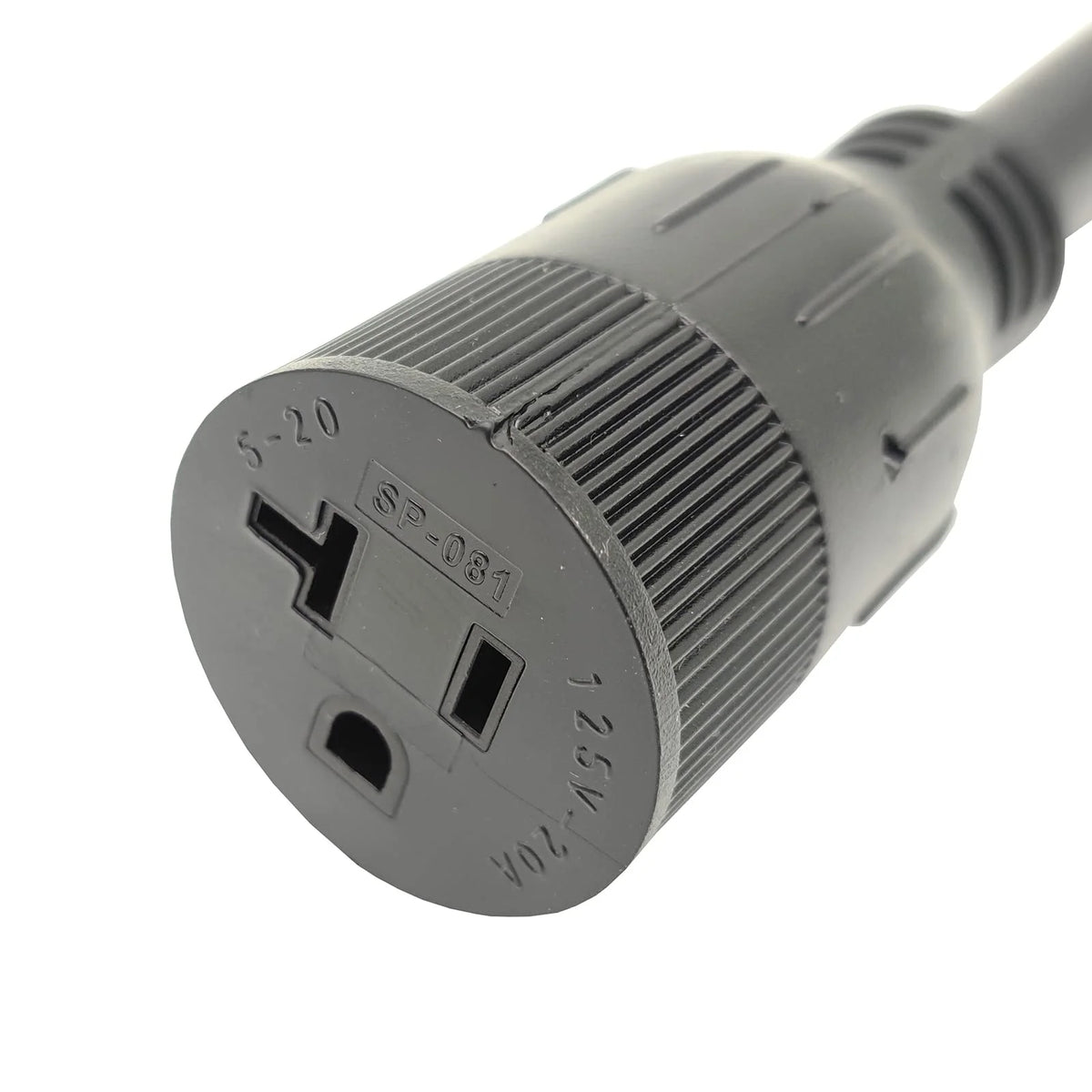 Dryer Adapter Cord, 3-Prong 10-50P Male to 5-20R Female, 125V, 18 inch Z62413