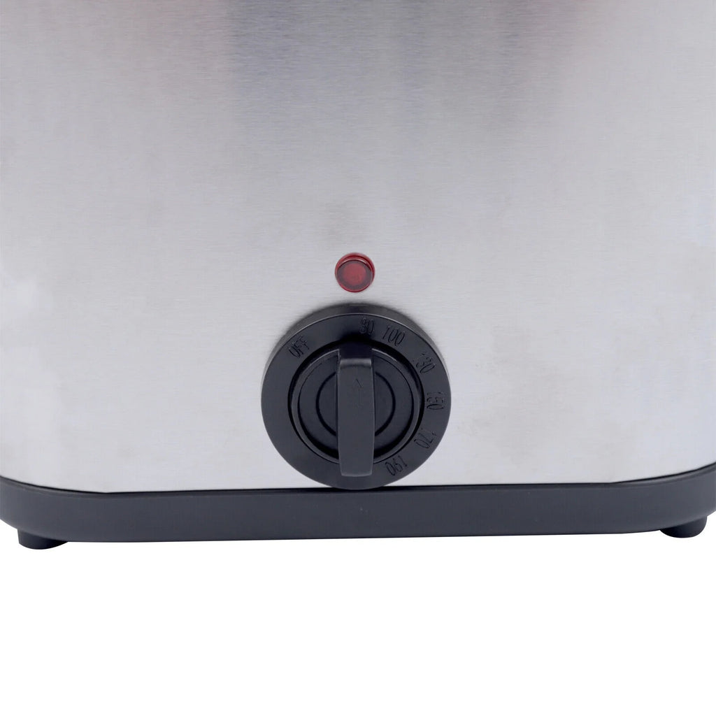 2.5 L Oil Capacity Stainless Steel Mesh Basket Electric Deep Fryer with Temperature Control Y910415