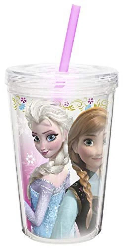 Insulated Tumbler with Screw-on Lid and Straw K82662