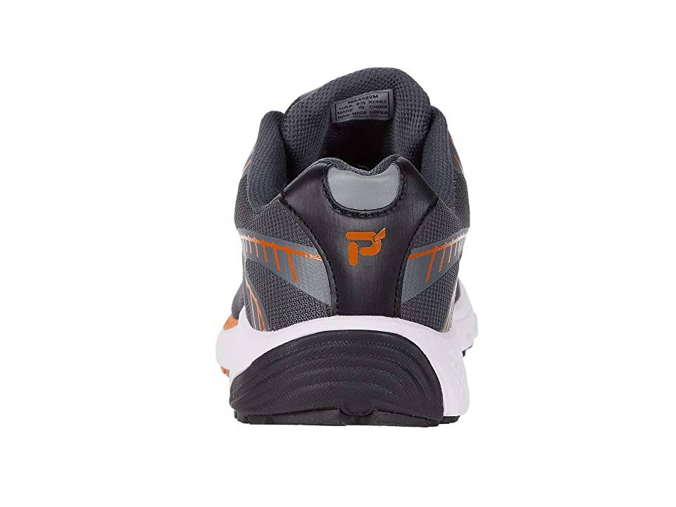 Men's Propet One LT Dark Grey/Burnt Orange Size 15 R950495