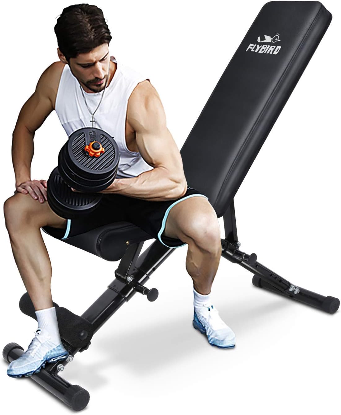 Adjustable Weight Bench with Fast Folding V580505