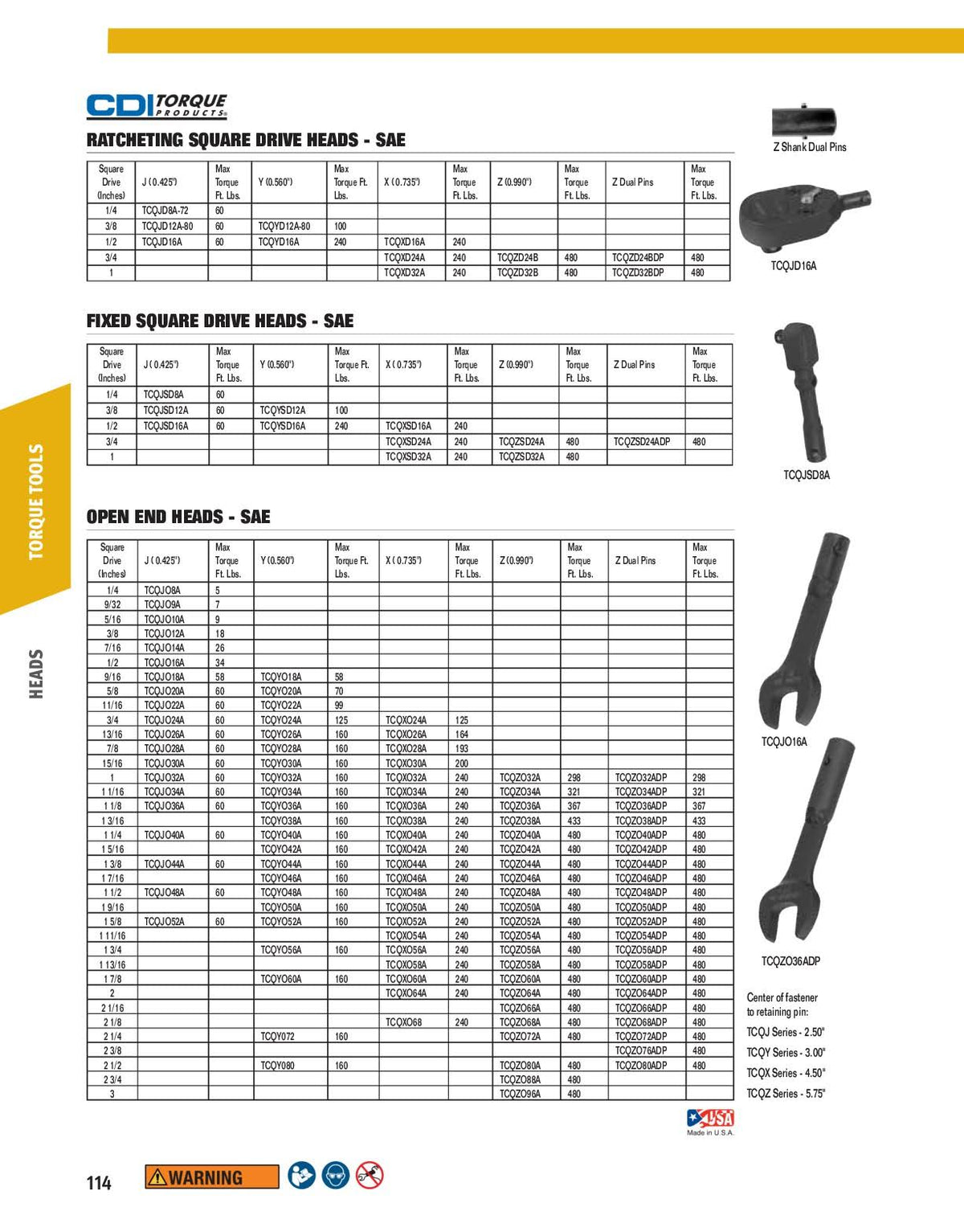 1-1/4-Inch Open End x Head Torque Wrench Q8122