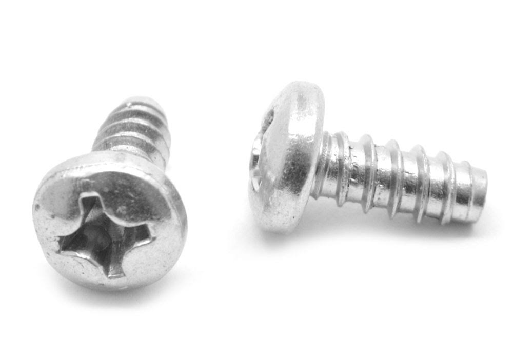 10-16 x 1 1/2 Sheet Metal Screw Phillips Pan Head Type B Zinc Plated O6609