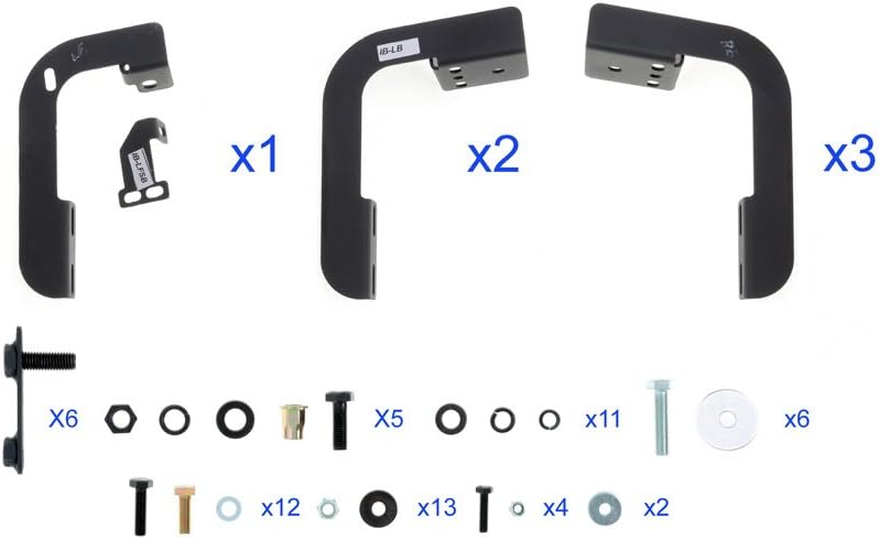 6in Black Running Boards E174867