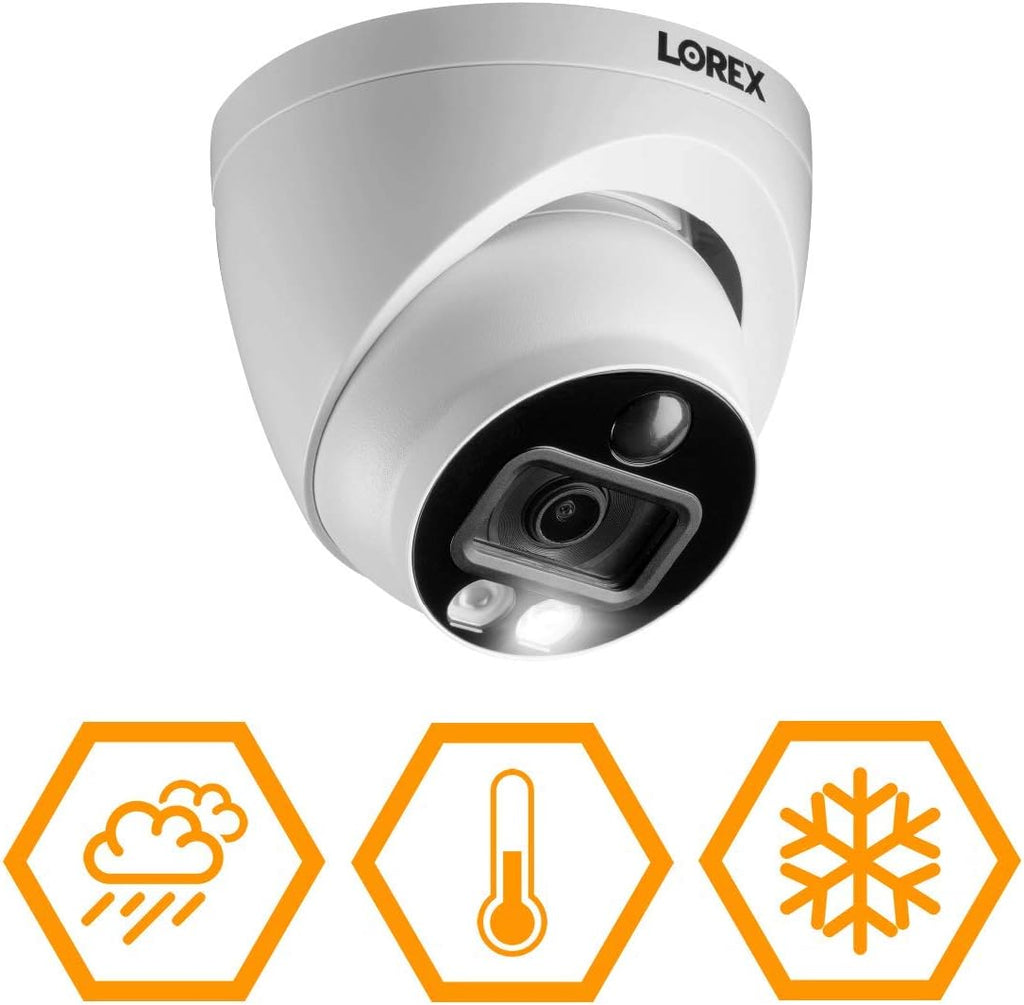 4k Wired Security Camera System, 3TB 16 Channel DVR, 8 Bullet Cameras, 4 Dome Cameras H9358