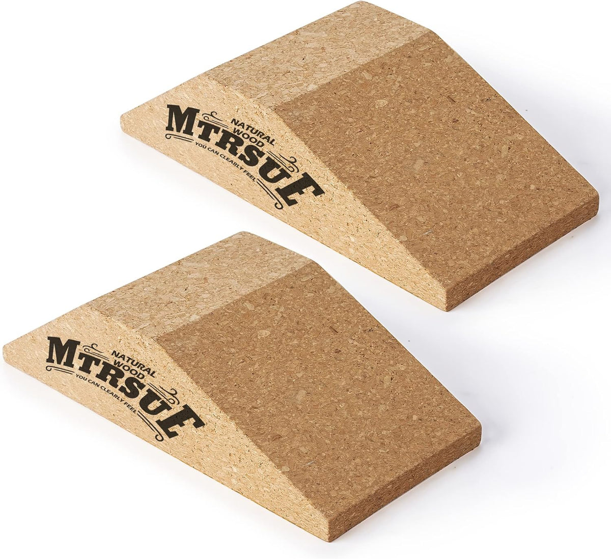 Cork Squat Wedge Block 2 Pack Non Slip Slant Board G521595