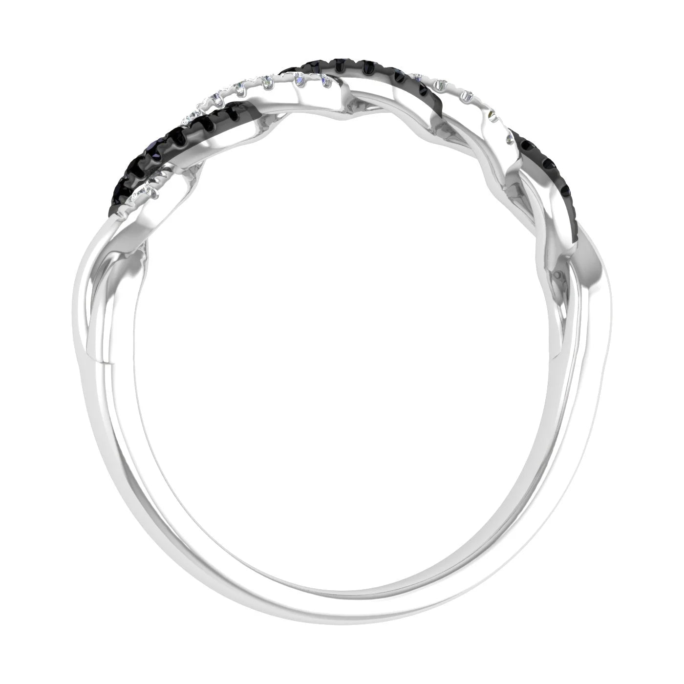 10k White Gold Diamond Wedding Band Ring P874528