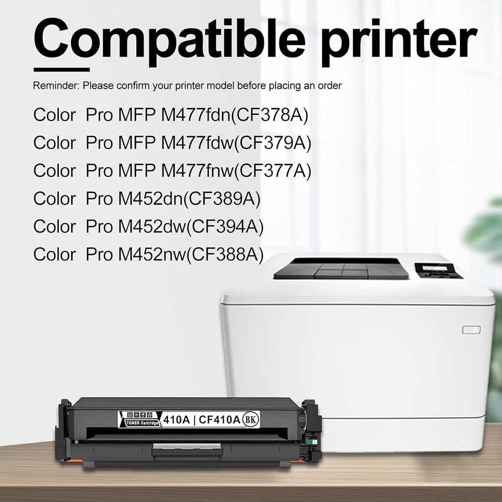 Black 410A Toner Cartridge Pack of 2 D793