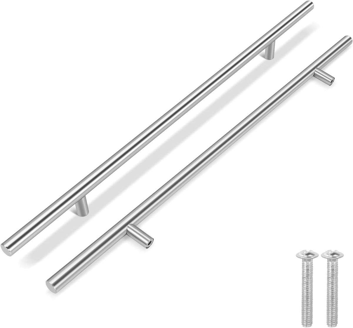 25 Pack Silver Stainless Steel Kitchen Cabinet Handles Drawer Pulls R10311