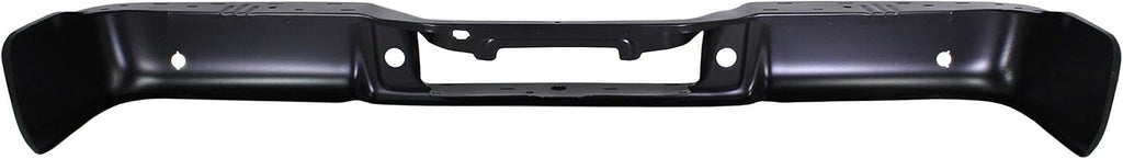 Step Bumper Powdercoated Black Steel with Rear Object Sensor Holes A51487