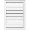 PVC Gable Vent with Brickmould D837292