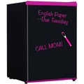 Black/Pink Trim Compact Refrigerator I219