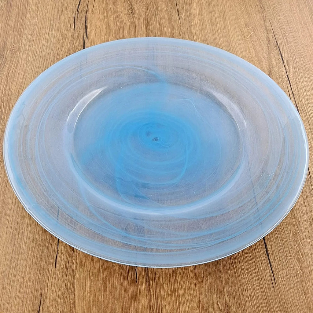 Aqua 13 in. Charger Plate O168