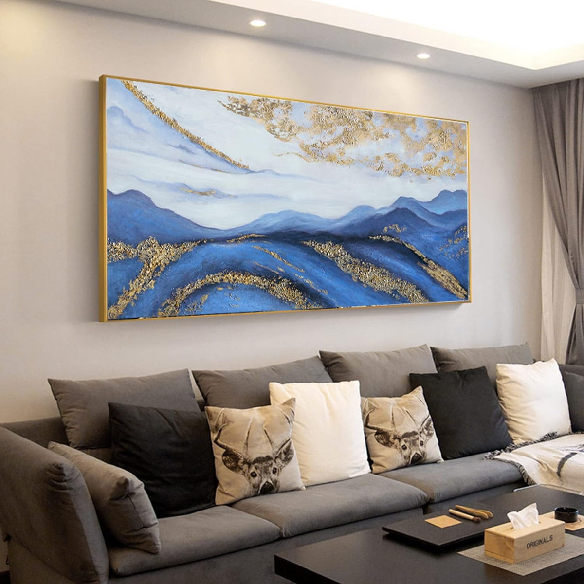 Pink Abstract Canvas Wall Art 28x60 inches G768782