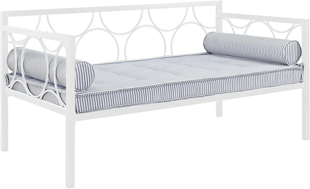 White Metal Daybed Frame Sofa Bed Twin Size G432011