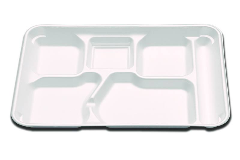 6 Compartment Envirofoam Tray V29922