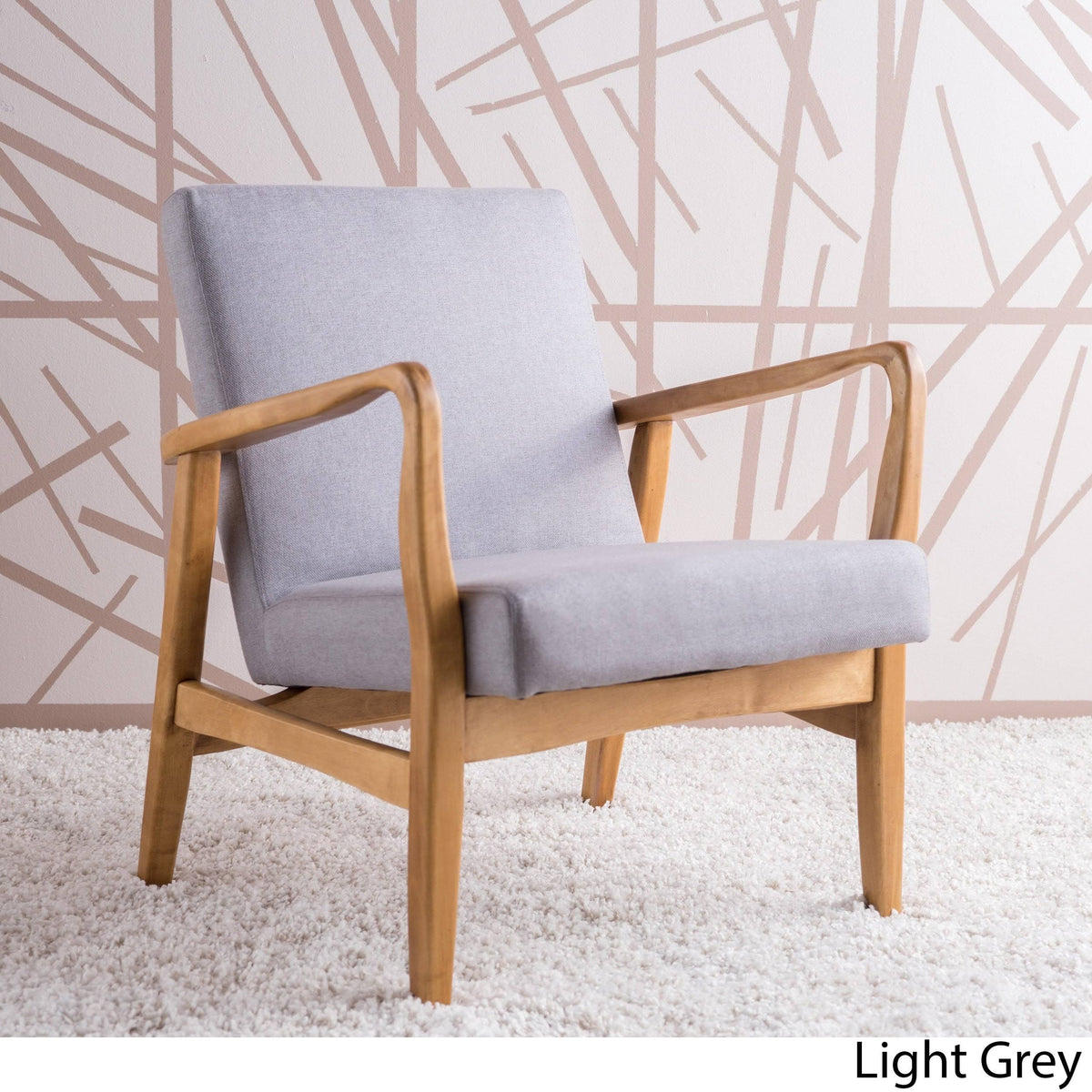 Grey Fabric Club Chair H469244