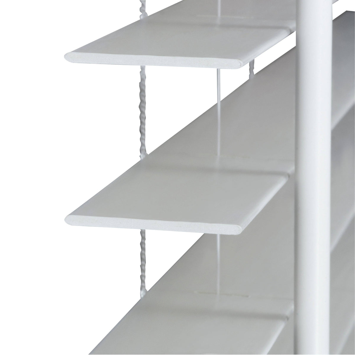 2x22 Cordless Faux Wood Blind White X53814