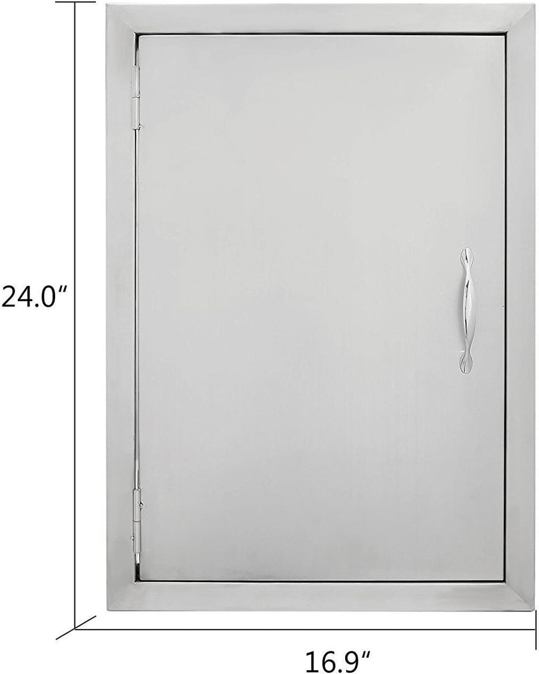 17 W x 24 H 304 Stainless Steel BBQ Access Door R719382