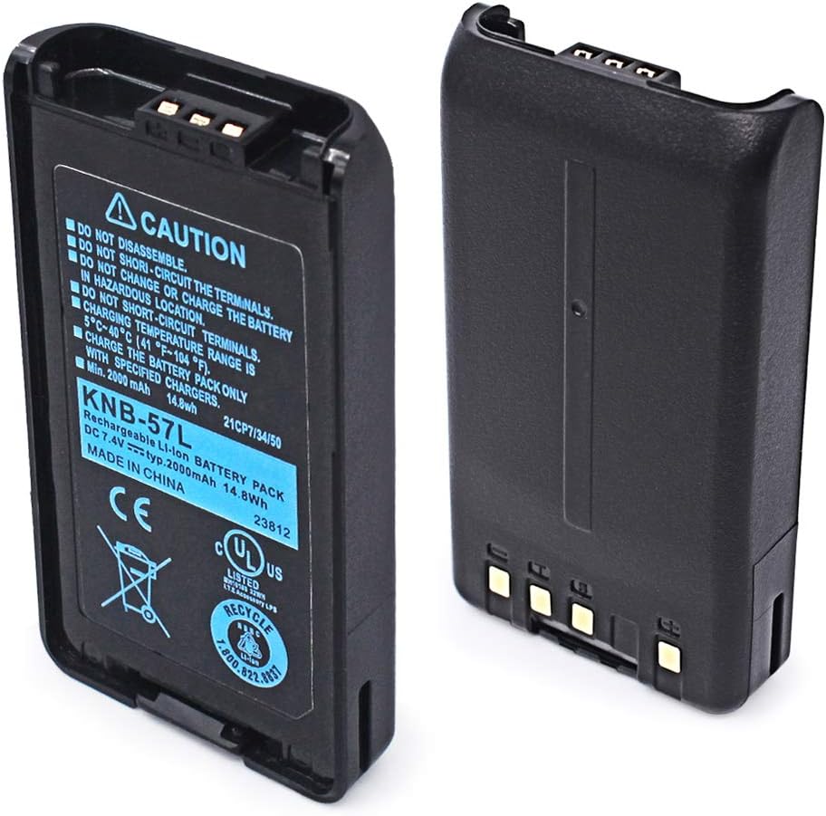 7.4V 2000mAh Rechargeable Li-ion Battery Pack of 2 Z7691