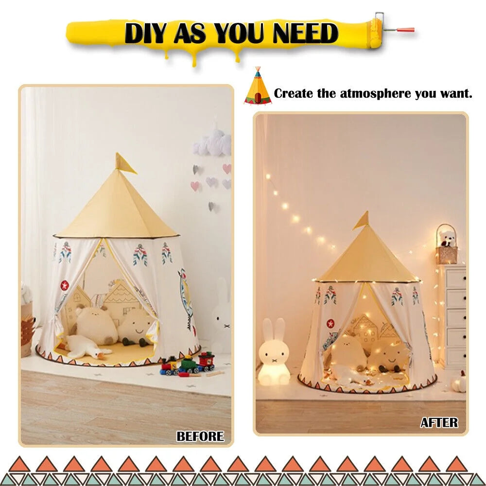 Indian Teepee Kids Playhouse with Carrying Bag Z532