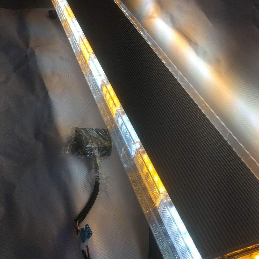 Amber White LED Emergency Strobe Light Bar C142