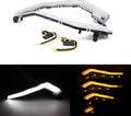 1 Pair Front Driving Light with Yellow Flowing Turn Signal Lights R45833