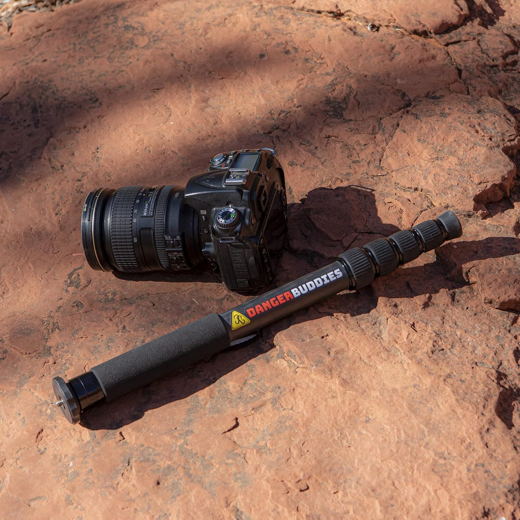 Heavy Duty Carbon Fiber 5-Section Telescoping Monopod with 1/4-20 and 3/8 Mounts G5051