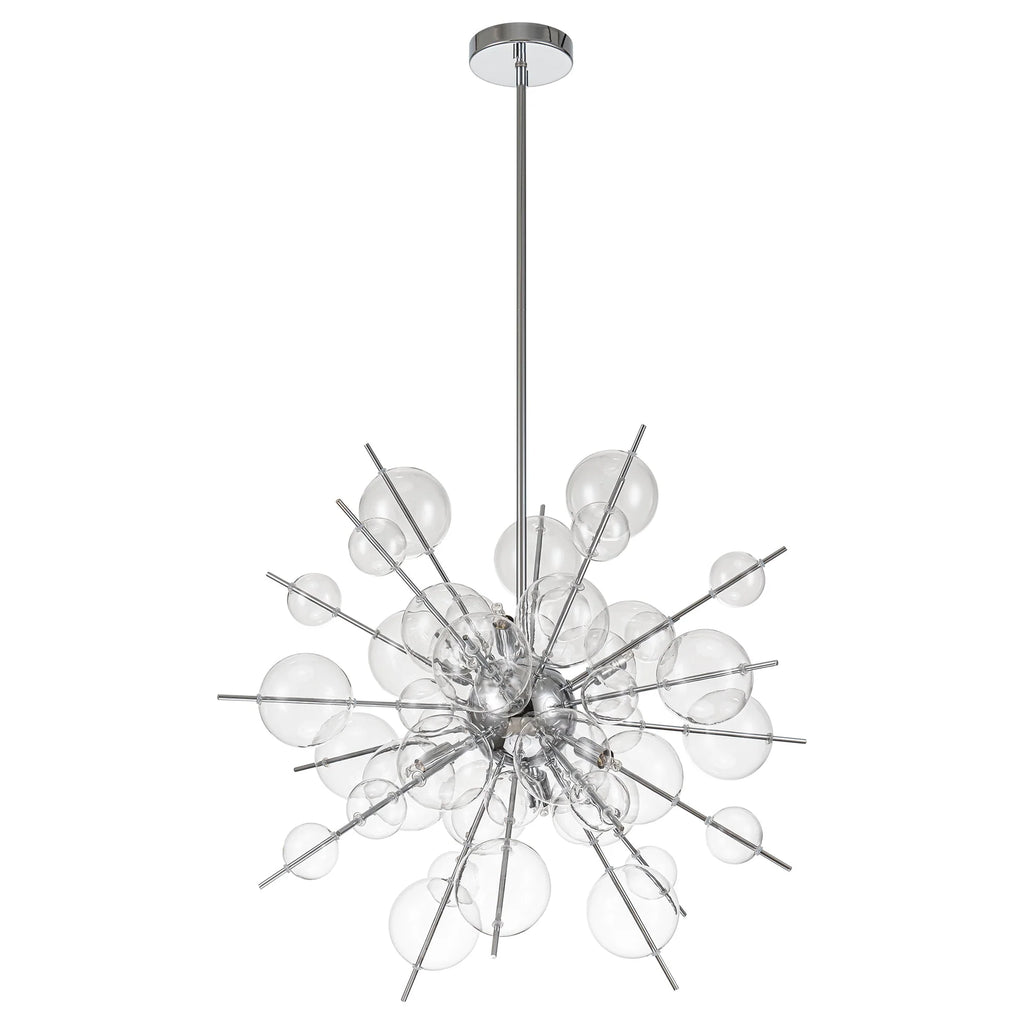 6-Light Globe Bubble Starburst Chandelier T313139