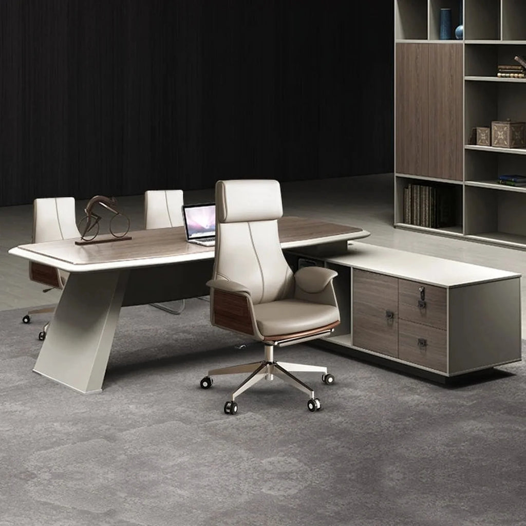 Leather Office Chair Ergonomic Arm Chair G557465