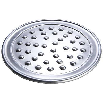 13" Heavy Weight Aluminum Pizza Pan with Nibs B77916