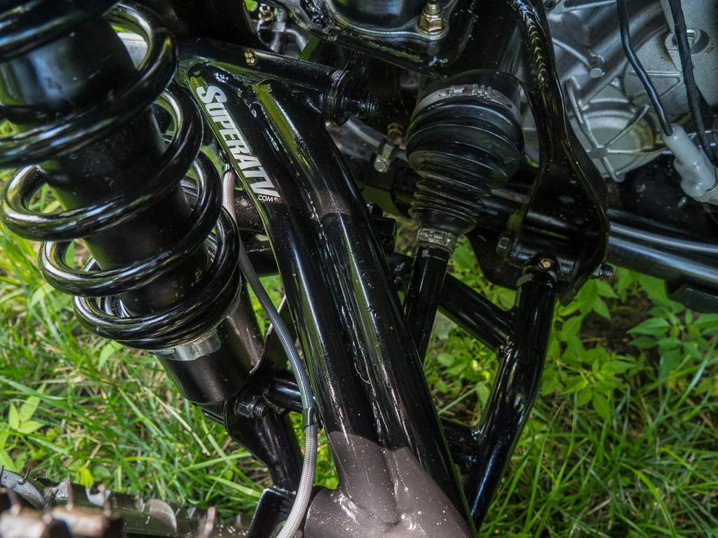 Heavy Duty High Clearance 1.5" Rear Offset A Arms for Can-Am Maverick Trail (2018+) - Black G121