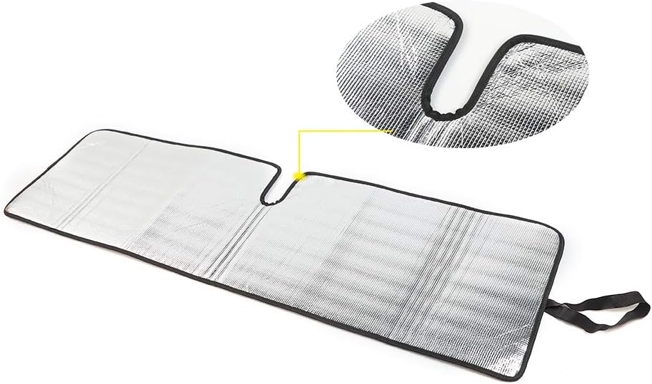 Windshield Sun Visor Foldable Sunshade Aluminum Foil Sun Shield O5982