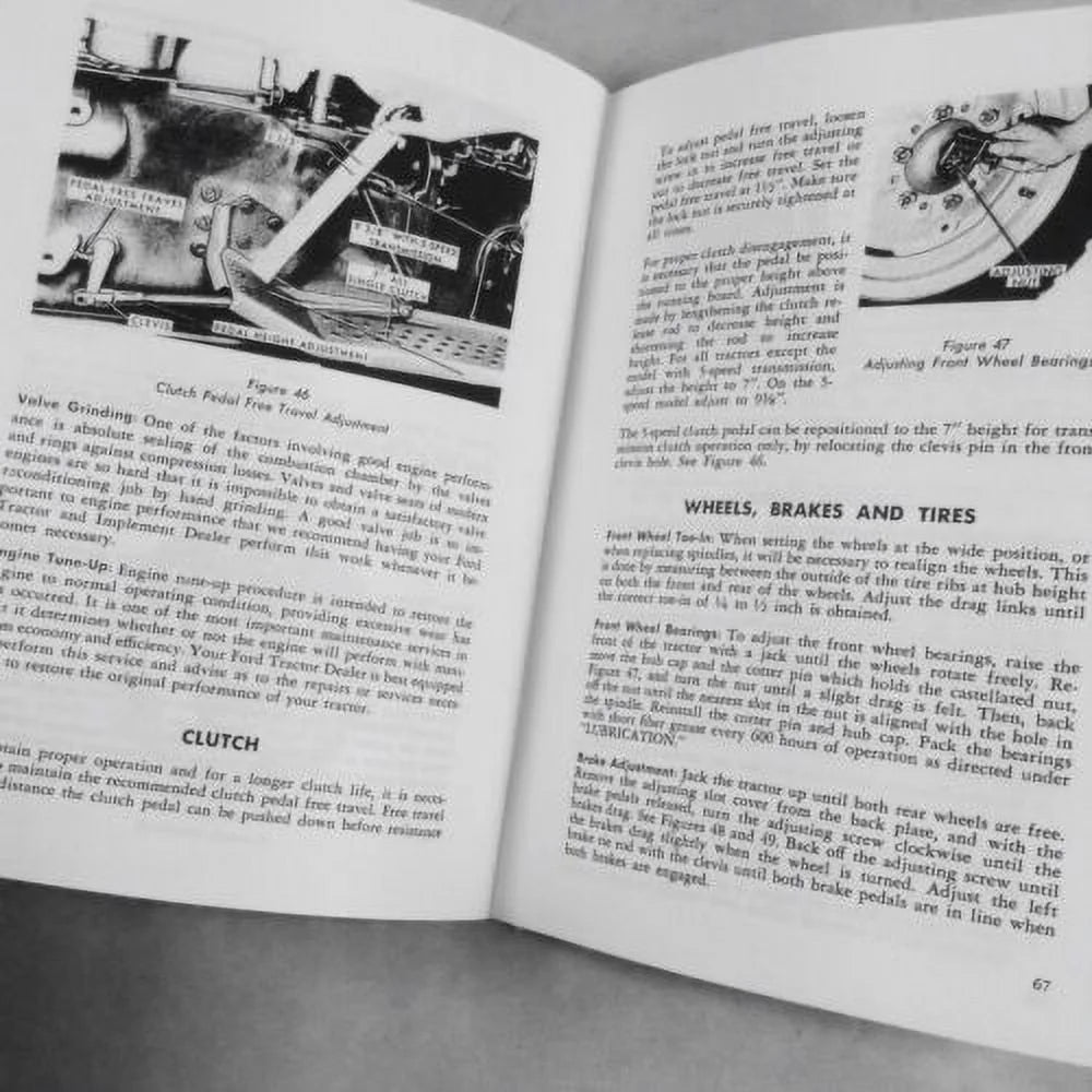 Tractor Owners Operators Manual A489381