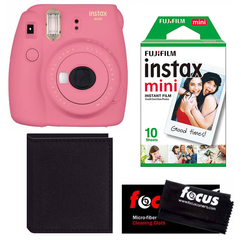 Pink Instant Camera with Accessory Bundle H578951