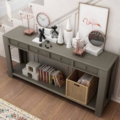 64x22 Solid Wood Console Table G66167
