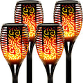 43 LED Waterproof Flickering Flames Torch Solar Lights (4 Pack) I93315