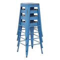 Antique Royal Blue Bar Stool I321401
