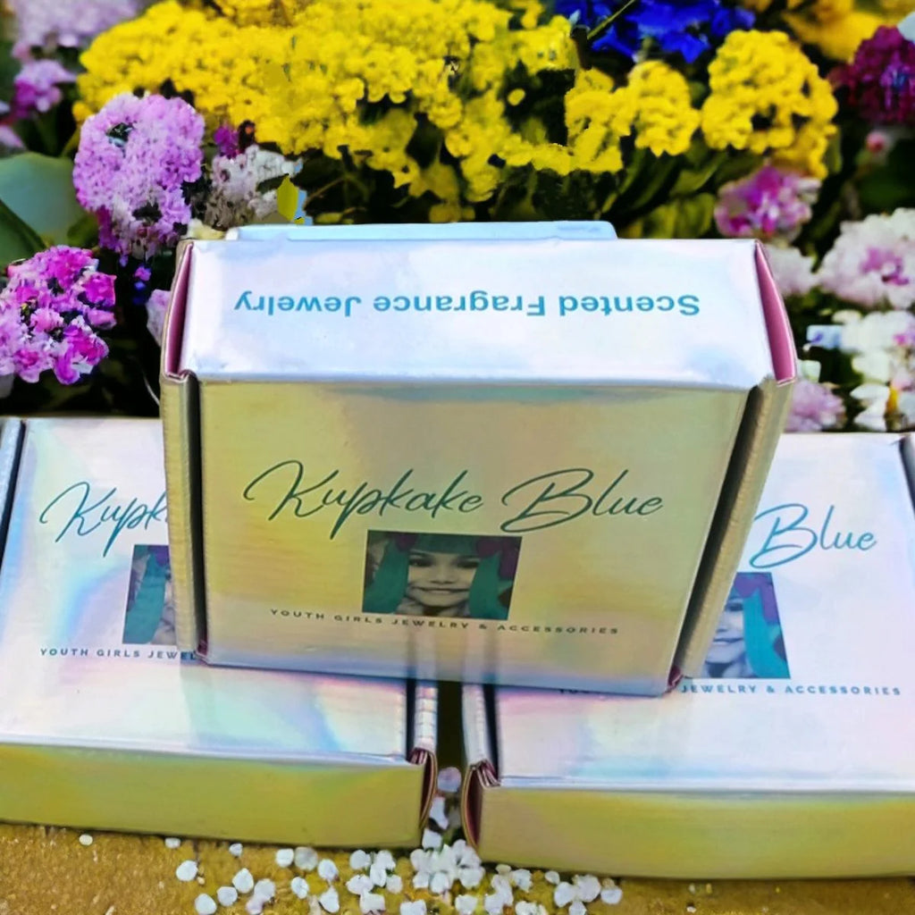 Blue Crocheted Lemon Drops Earrings K60658