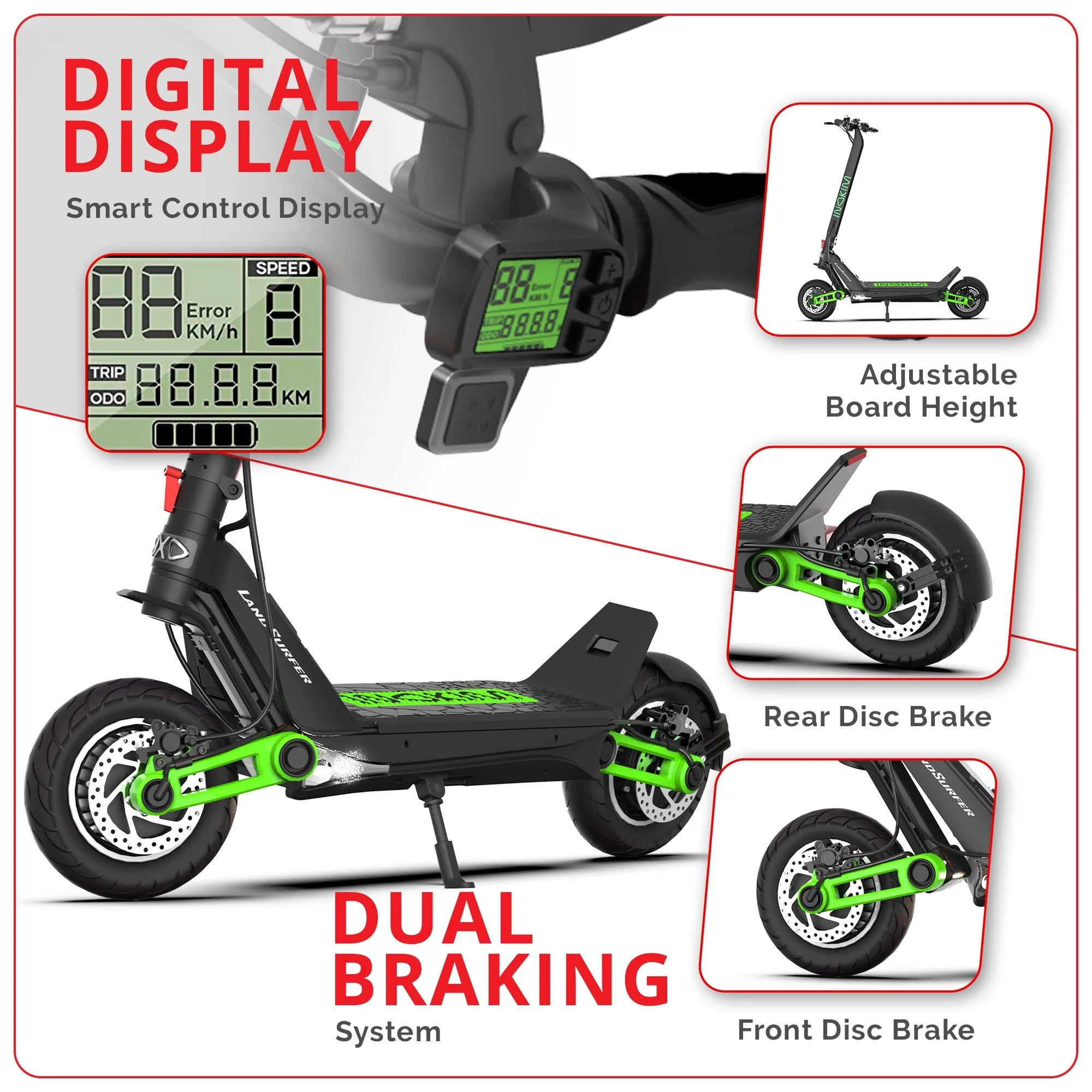 Green Electric Scooter J943584